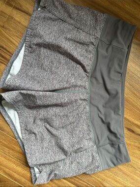 lululemon athletica Gray Heather Athletic Shorts